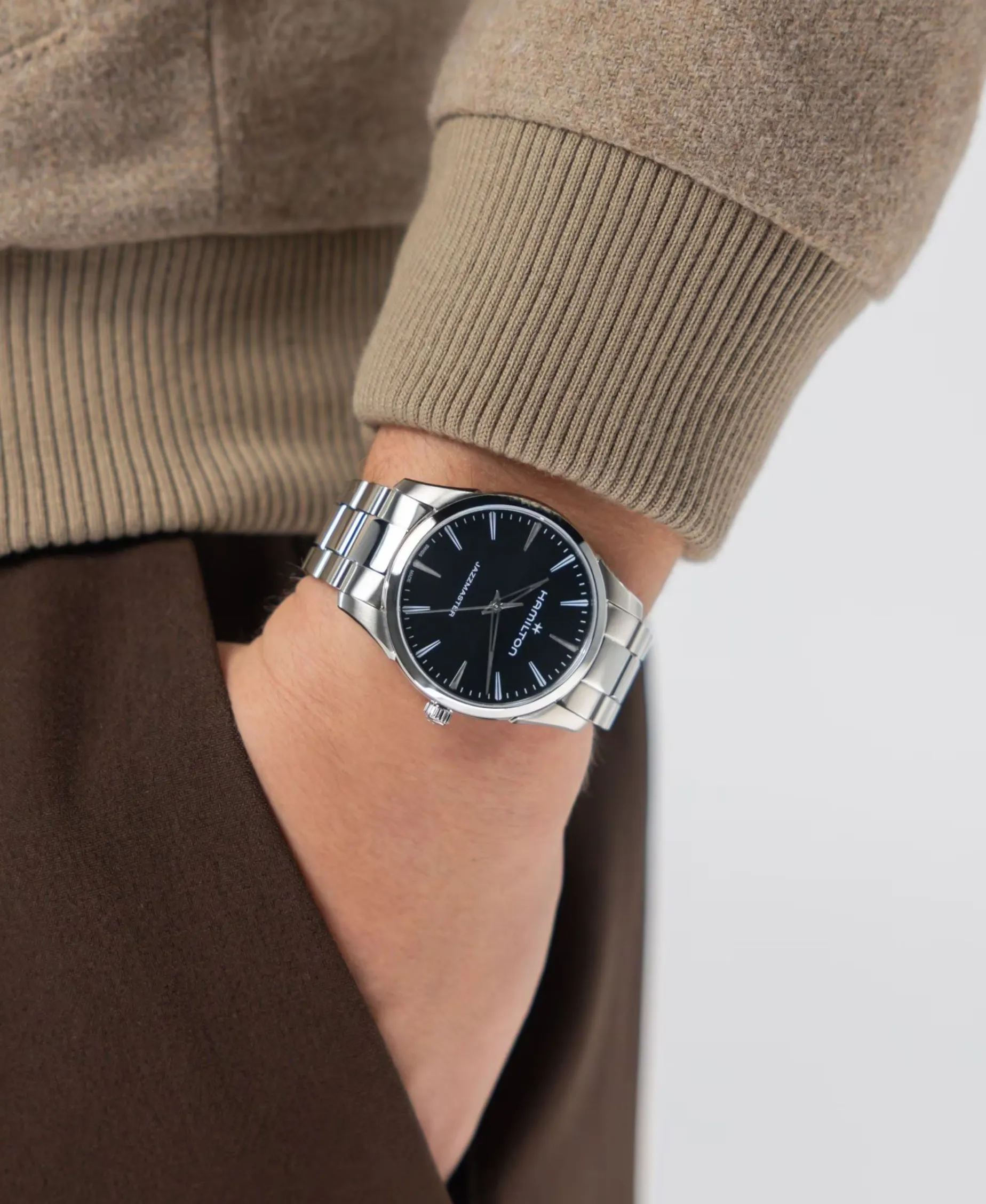 Hamilton Jazzmaster Quartz Negro 40 mm | H32461131