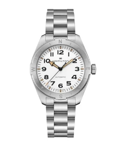 Hamilton Khaki Field Expedition Auto Blanco Acero 41 mm | H70315110