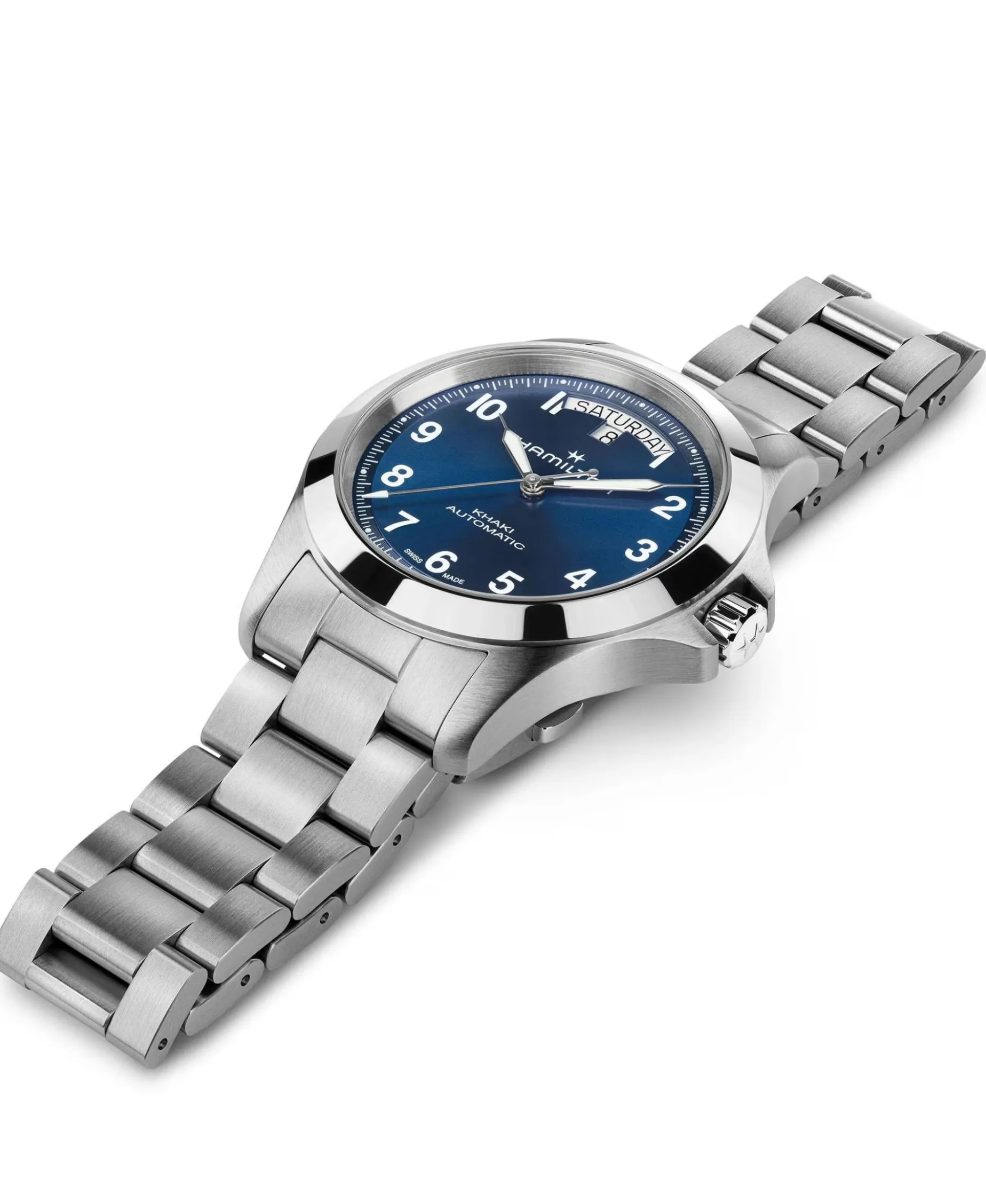 Hamilton Khaki Field King Day-Date Azul 40 mm | H64475140