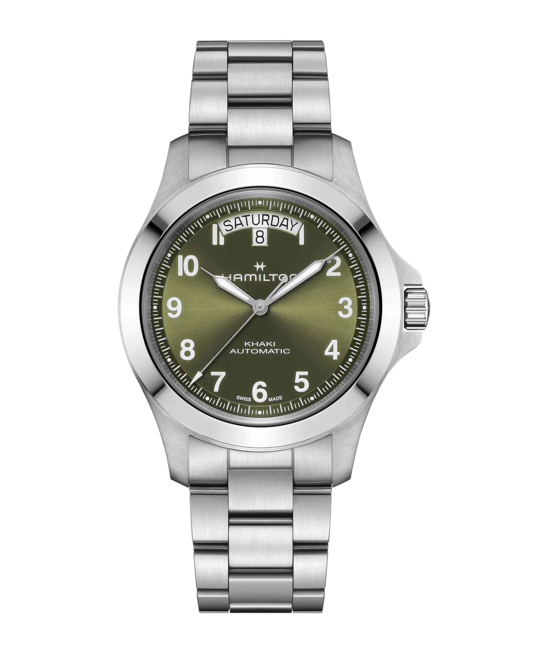 Hamilton Khaki Field King Day-Date Verde 40 mm | H64475160