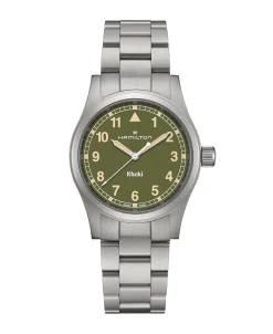 Hamilton Khaki Field Quartz Verde Acero 38 mm | H69401160