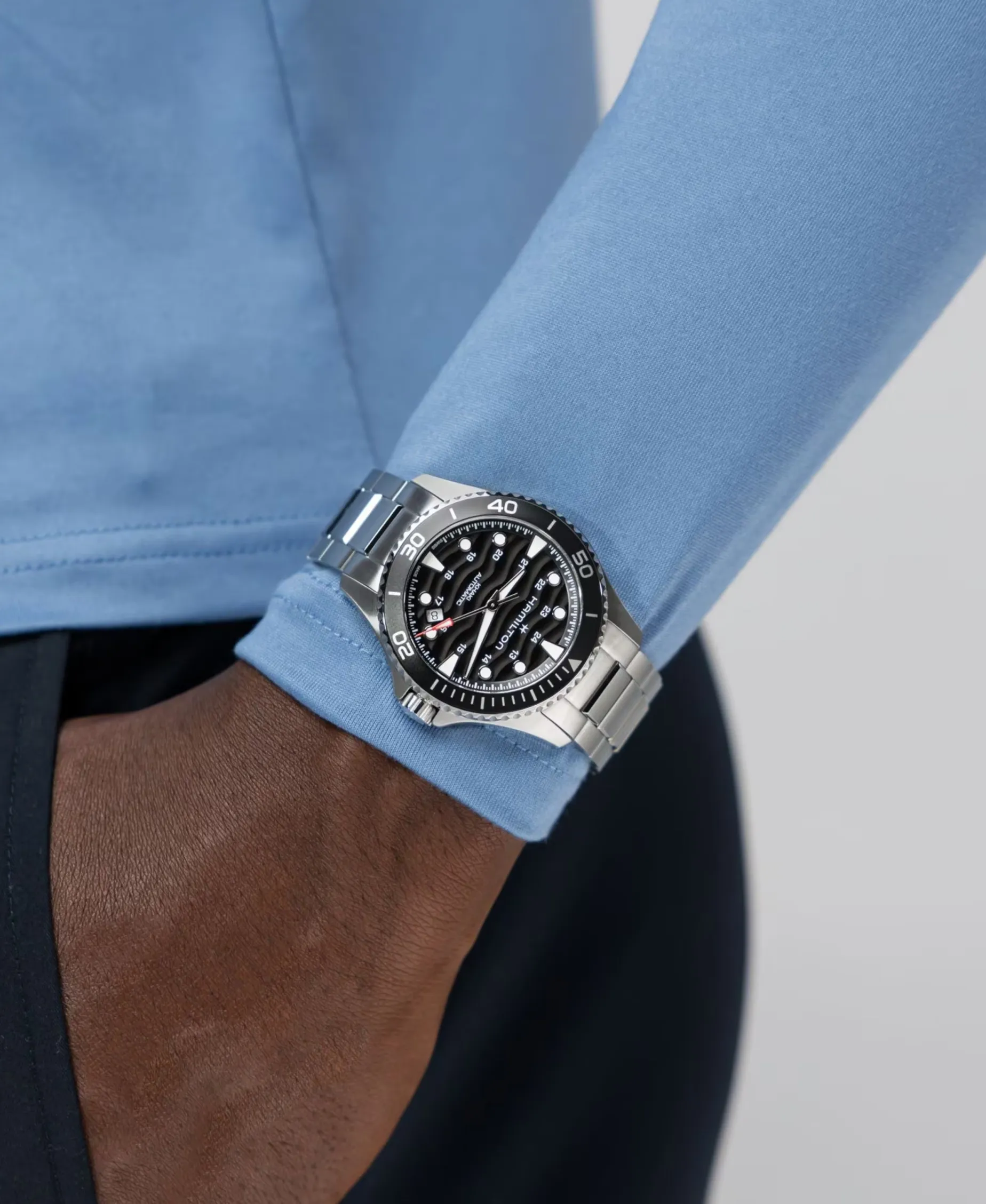 Hamilton Khaki Navy Scuba Auto Negro 40 mm | H82415130