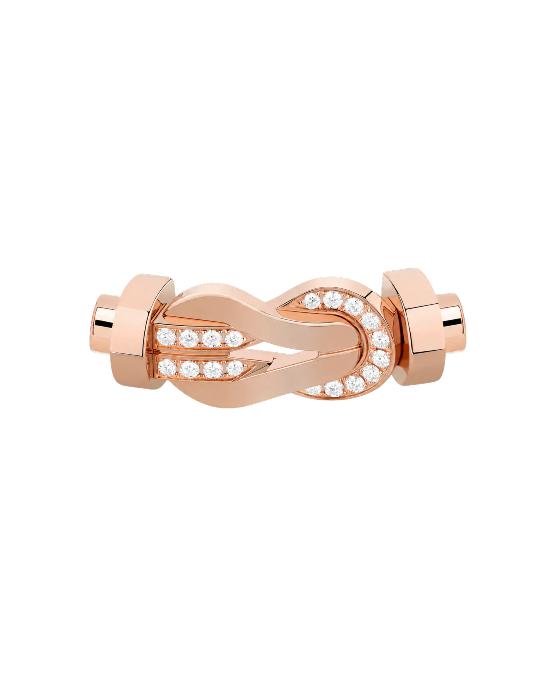 Hebilla FRED G Chance Infinie Oro Rosa 18K Diamantes | 0B0099