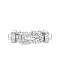 Hebilla FRED G Chance Infinie Oro Blanco 18K Diamantes | 0B0103