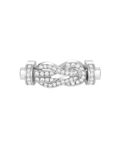 Hebilla FRED M Chance Infinie Oro Blanco 18K Diamantes | 0B0112