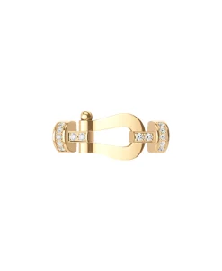 Hebilla FRED M Force Oro Amarillo 18K y Diamantes | 0B0070