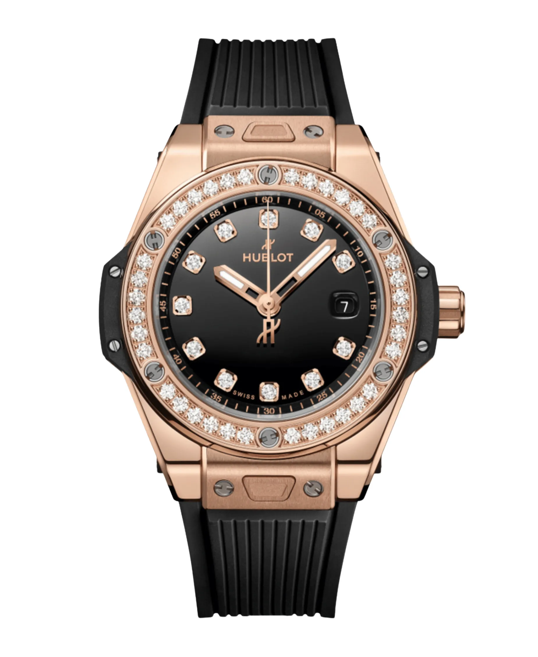 Hublot Big Bang One Click King Gold Diamonds 33 mm | 485.OX.1280.RX.1204