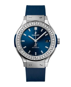 Hublot Classic Fusion Titanium Blue Diamonds 38 mm | 565NX7170RX1204