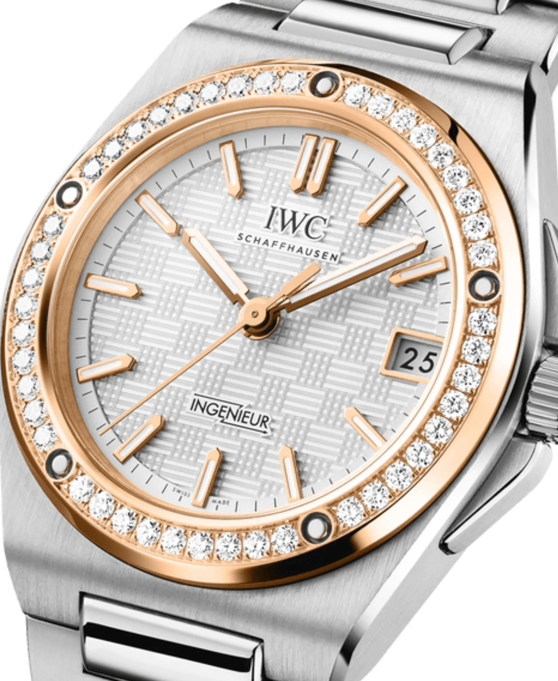 IWC Ingenieur Diamantes Acero y Oro Rojo 35,1 mm | IW324911