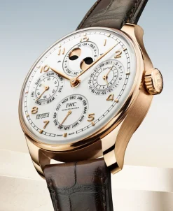IWC Portugieser Calendario Perpetuo Oro Piel Marrón 44,4 mm | IW503701