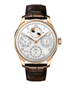 IWC Portugieser Calendario Perpetuo Oro Piel Marrón 44,4 mm | IW503701