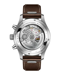 IWC Reloj de Aviador Cronógrafo Piel Marrón Esfera Verde 43 mm | IW378005