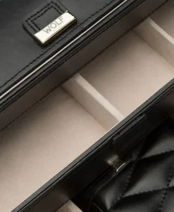 Joyero Caroline WOLF Piel Negra - 329771