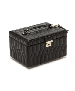 Joyero Caroline WOLF Piel Negra - 329771