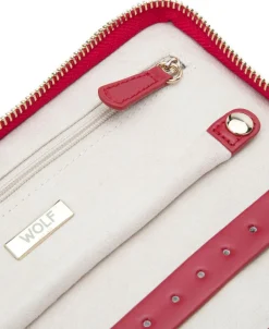 Joyero Caroline WOLF Portafolio Piel Roja - 324872