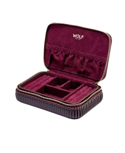 Joyero WOLF Bella Burdeos Estuche de Viaje | 781326