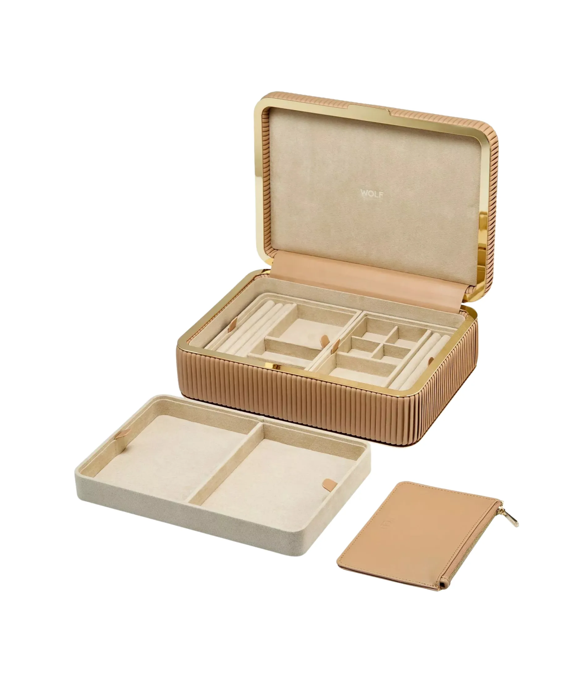 Joyero WOLF Bella Clásico Camel | 781029