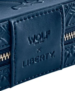 Joyero WOLF x Liberty Lanthe Piel Azul Medium - 381317