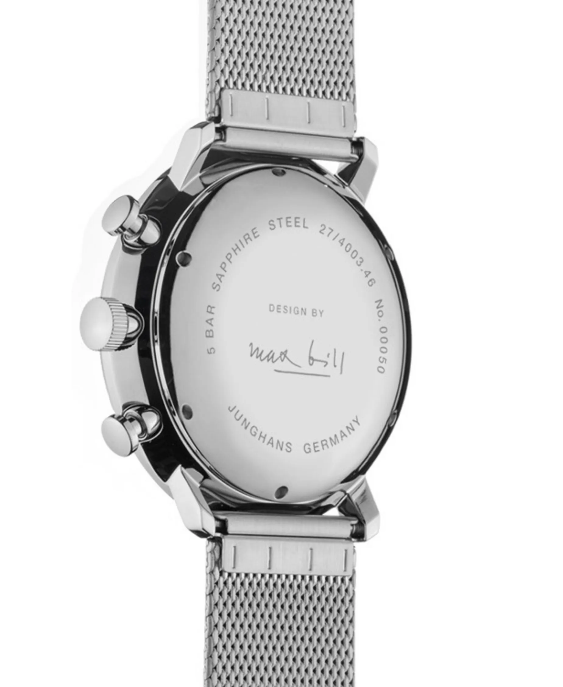 Junghans Max Bill Chronoscope 40 mm | 027/4003.46