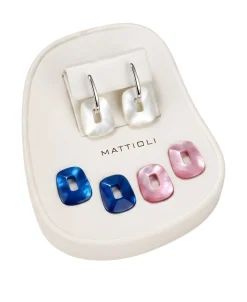 Kit Pendientes Mattioli Mini Puzzle En Oro Blanco | MOR054B001