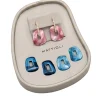 Kit Pendientes Mattioli Mini Puzzle Con Diamantes Marrones En Oro Rosa | MOR054R003