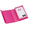 Kit Pendientes Mattioli Puzzle Con Zafiros Rosa en Oro Rosa | MOR054R102ZR