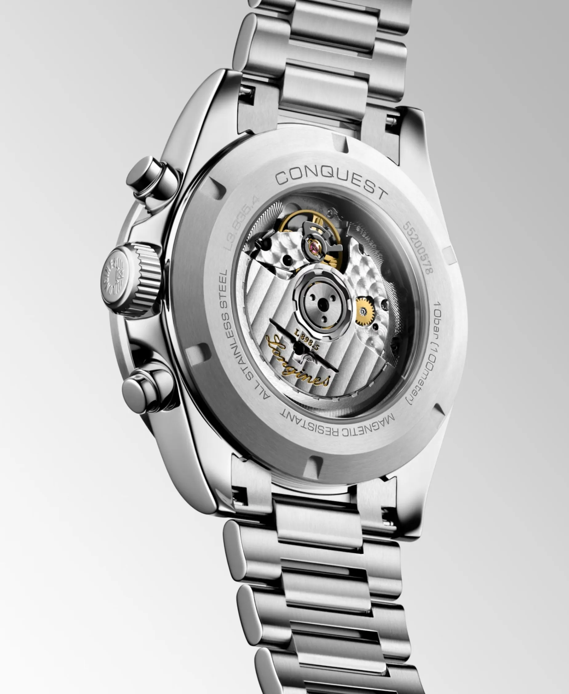 Longines Conquest Chronograph Plateado y Azul 42 mm | L3.835.4.98.6