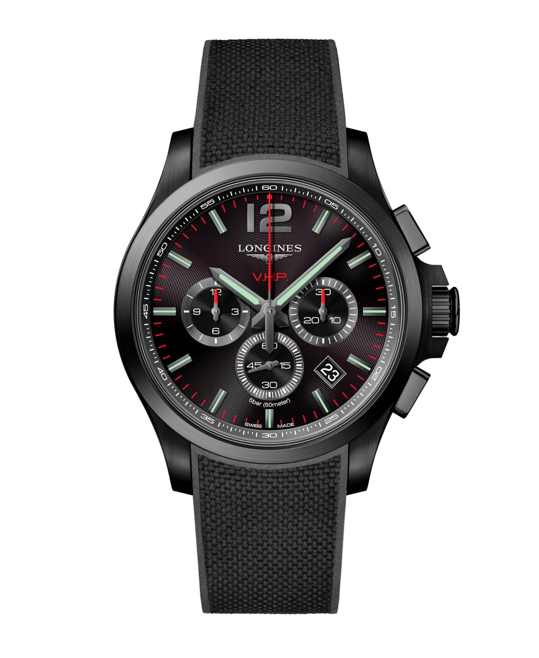 Longines Conquest Cronógrafo V.H.P Negro 44 mm | L3.727.2.56.9