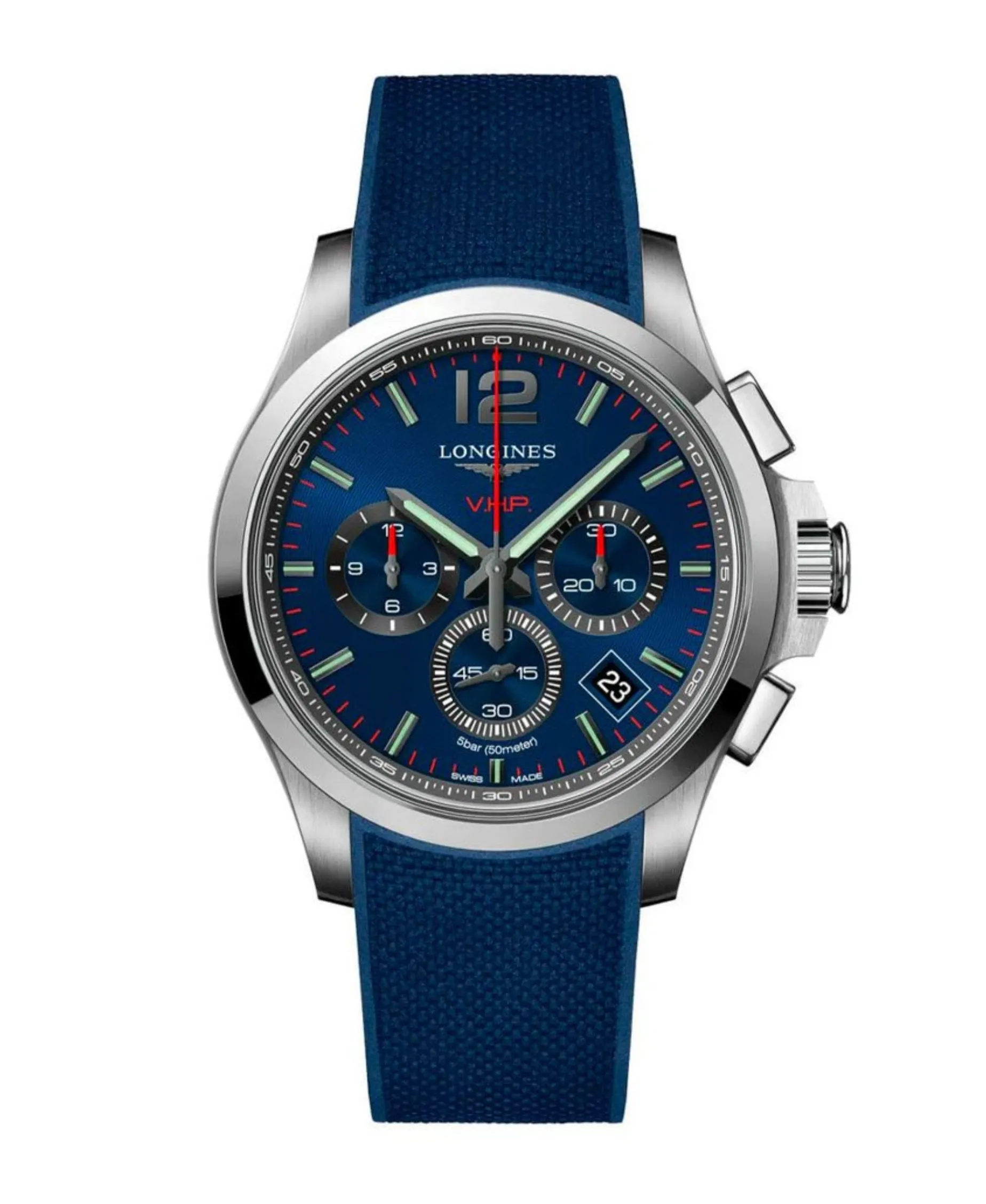 Longines Conquest Cronógrafo V.H.P. Azul 42 mm | L3.717.4.96.9