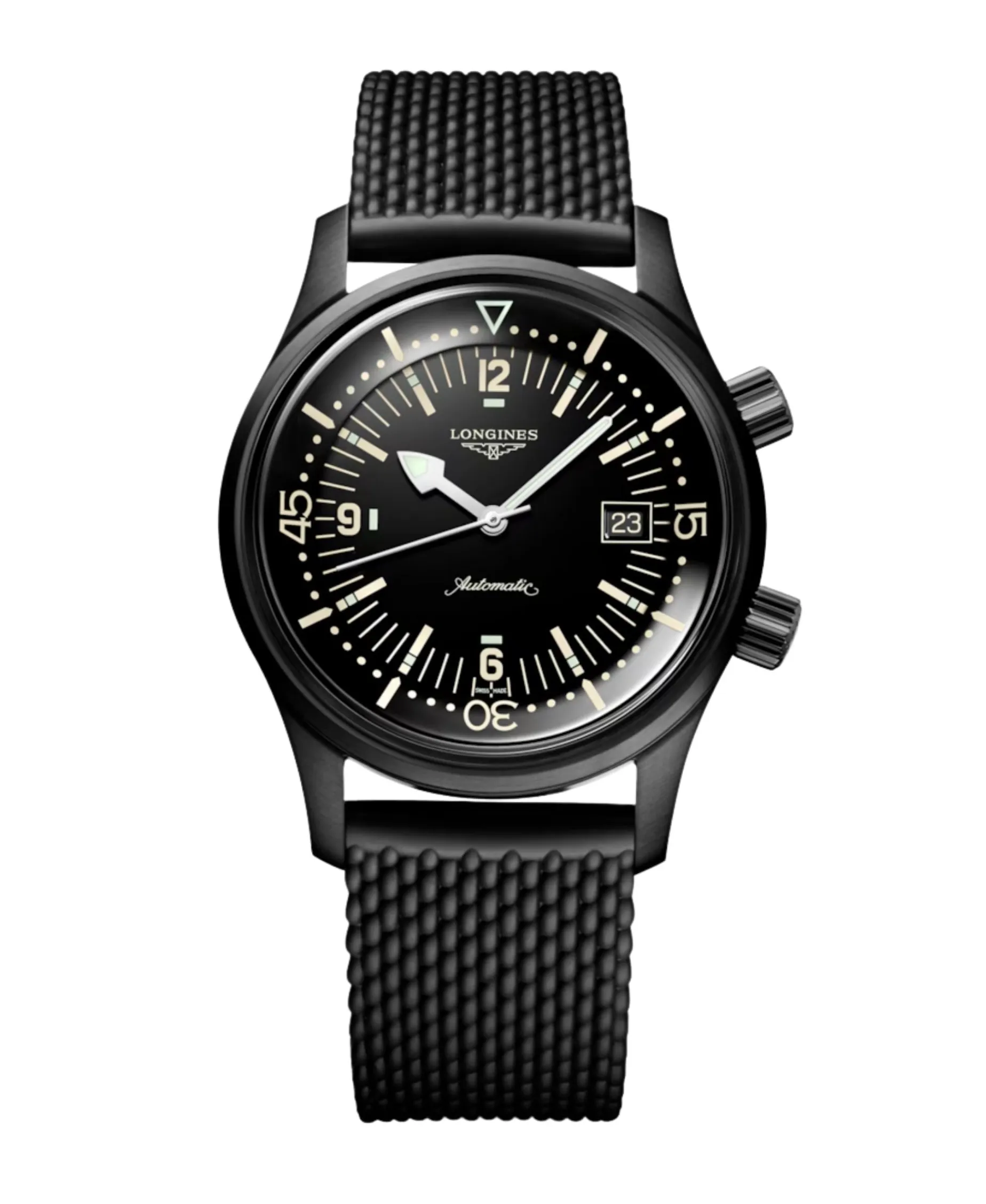 Longines Heritage Legend Diver Negro 42 mm | L3.774.2.50.9