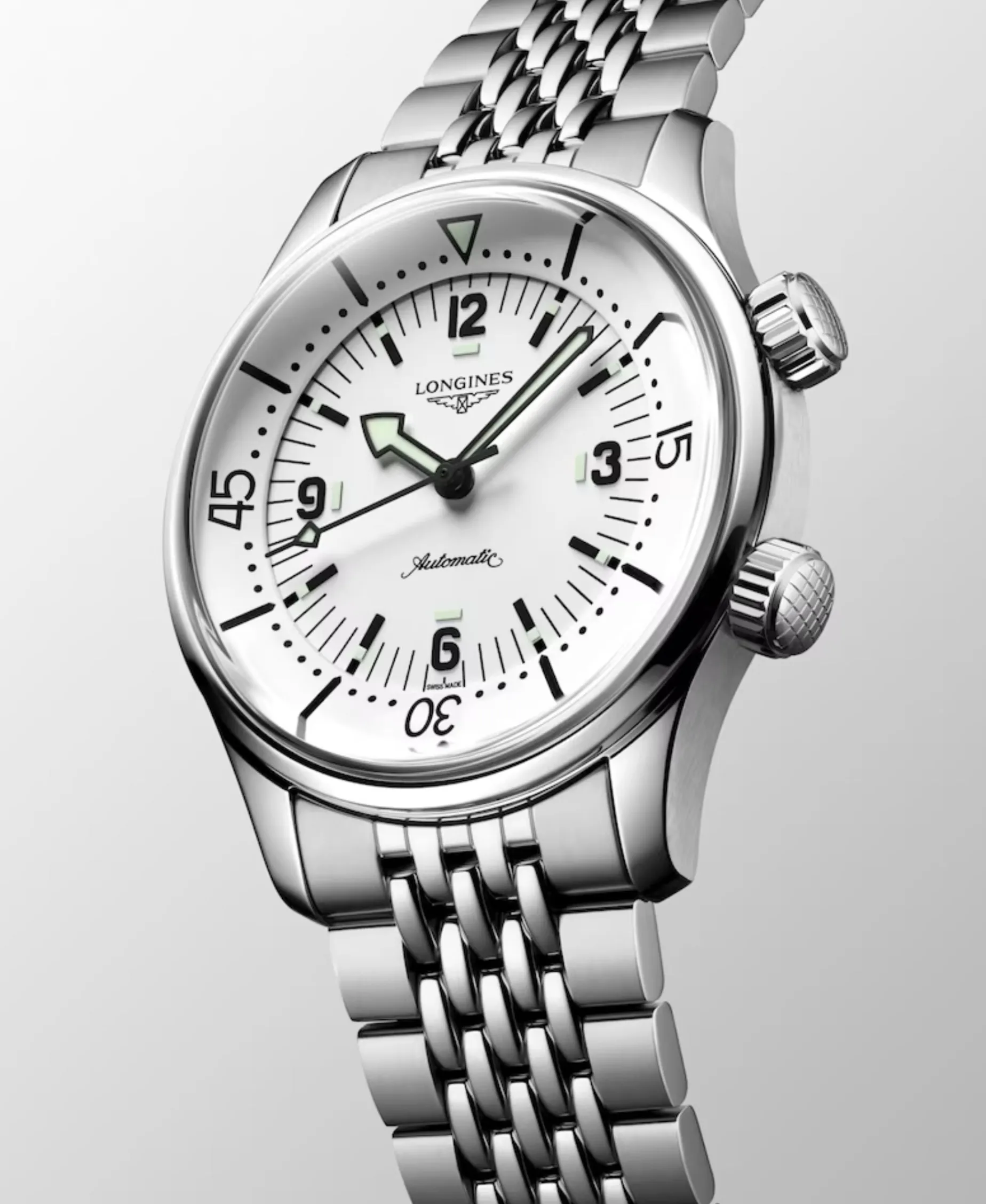 Longines Heritage Legend Diver Blanco 39 mm | L3.764.4.16.6