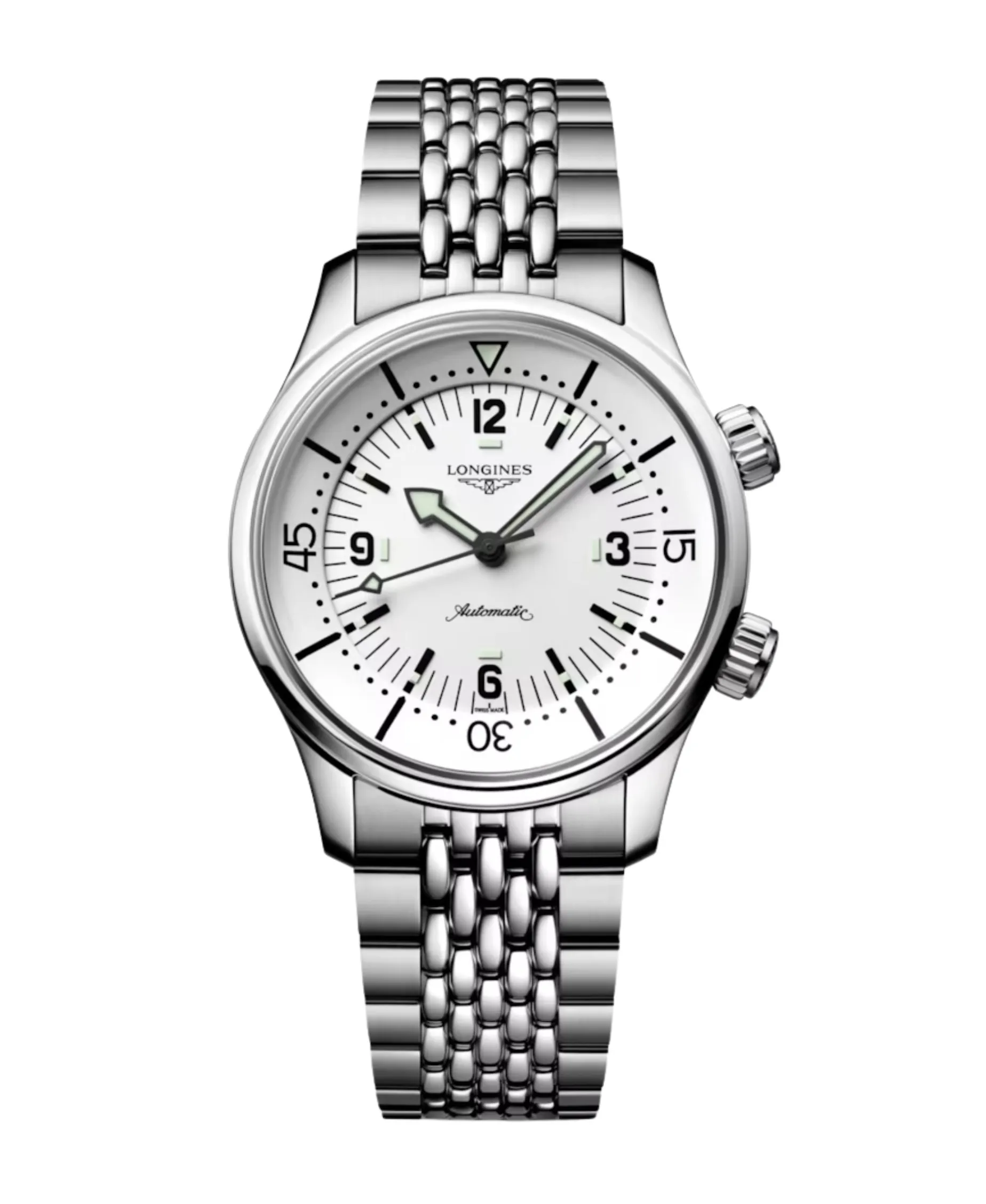 Longines Heritage Legend Diver Blanco 39 mm | L3.764.4.16.6