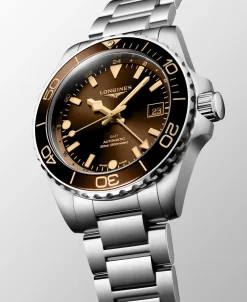 Longines HydroConquest GMT Automático Marrón Acero y Cerámica 41 mm | L3.790.4.66.6