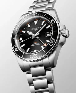 Longines HydroConquest GMT Negro 41 mm | L3.790.4.56.6
