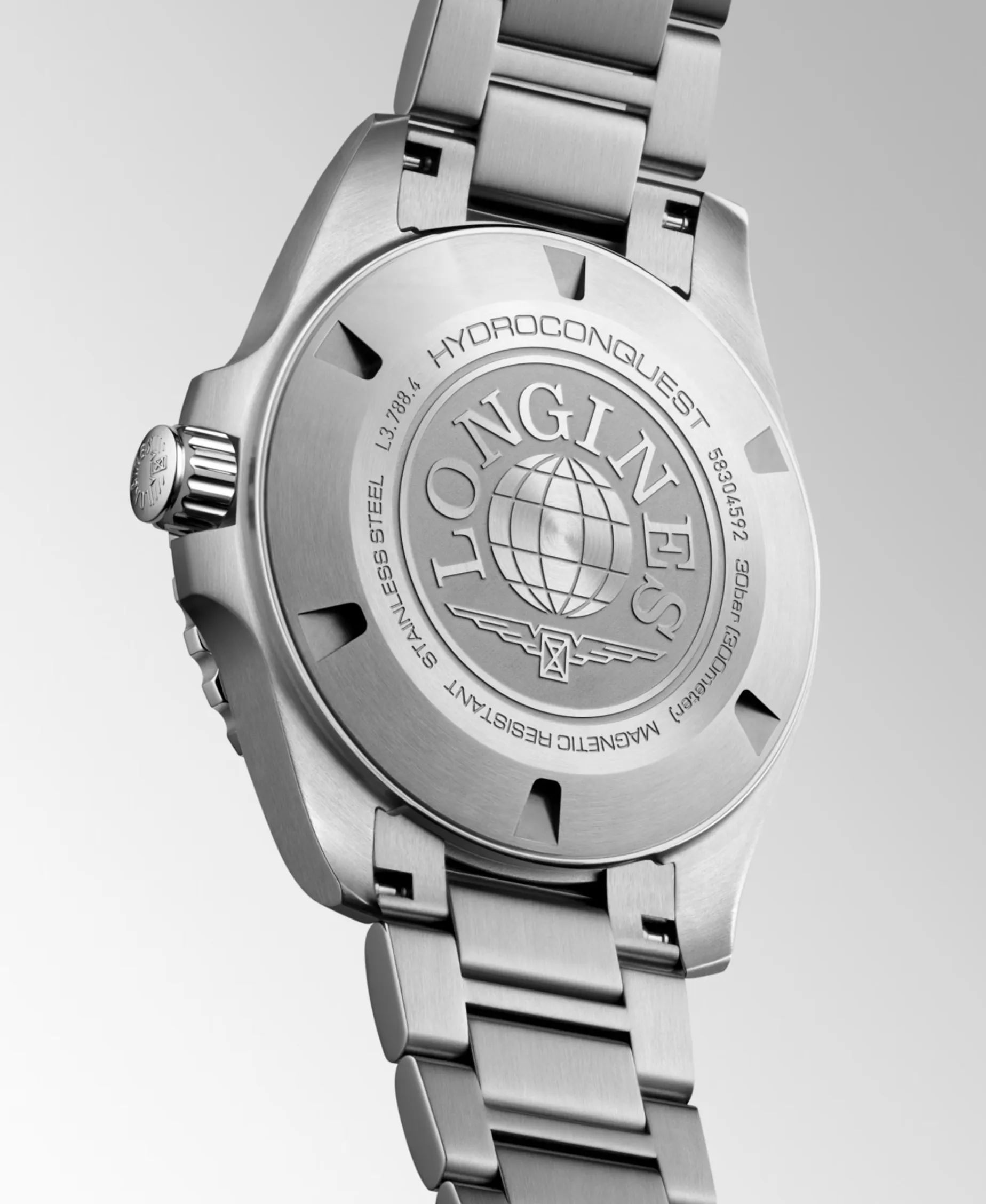 Longines HydroConquest Negro 42 mm | L3.788.4.56.6