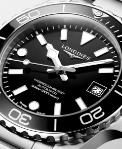Longines HydroConquest Negro 39 mm | L3.779.4.56.6