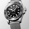 Longines HydronConquest Gris y Negro 39 mm | L3.779.4.70.6