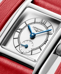 Longines Mini Dolcevita Plateado Double Turn Rojo 21,5 x 29 mm | L5.200.4.75.0