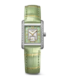Longines Mini Dolcevita Verde Con Diamantes 21,5 x 29 mm | L5.200.0.05.2