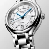 Longines PrimaLuna Automático Diamantes Madreperla Blanco Acero 30 mm | L8.123.4.87.6