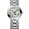 Longines PrimaLuna Moonphase Plateado Flinqué 30 mm | L8.115.4.71.6