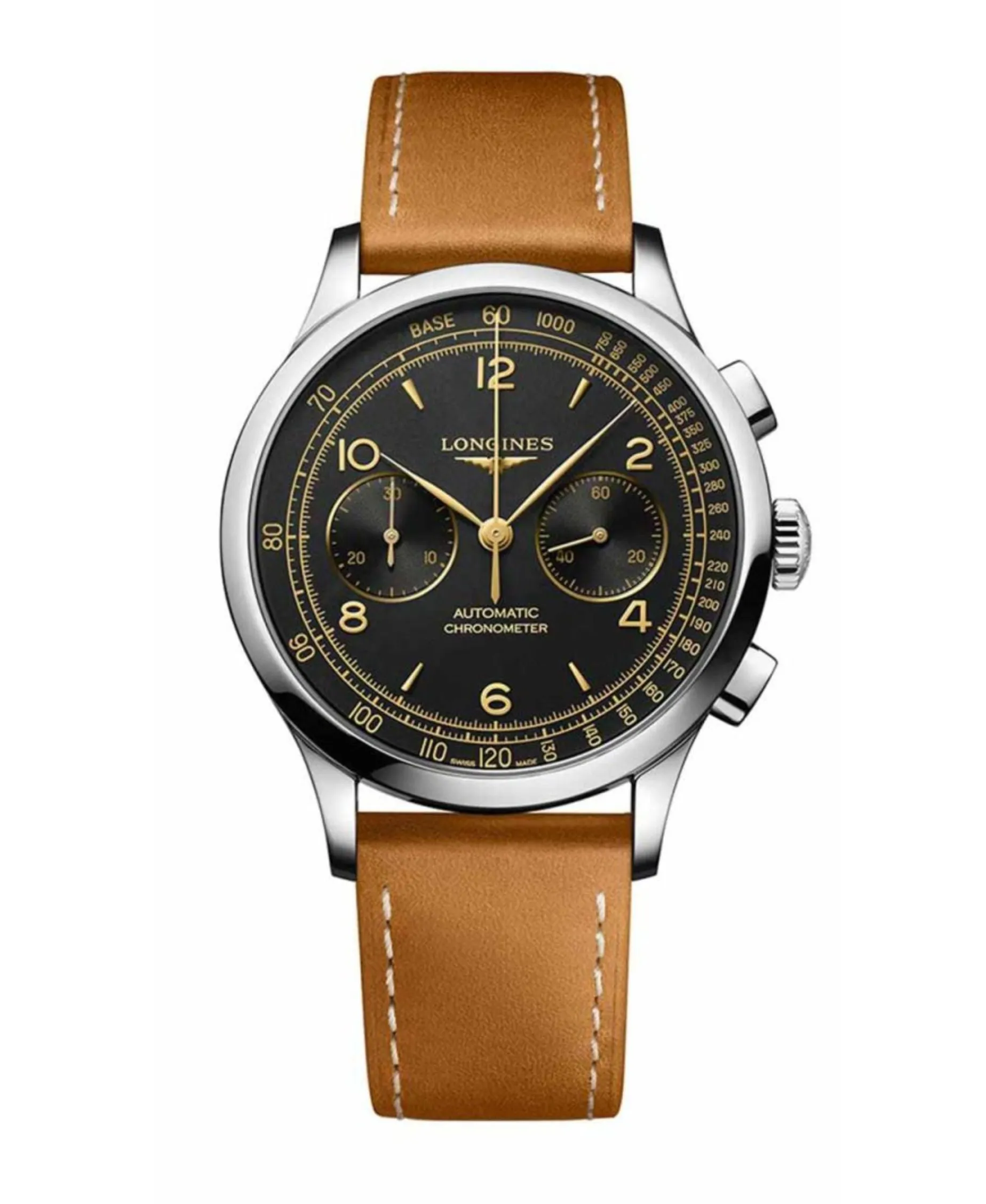 Longines Record Cronógrafo Negro 40 mm | L2.921.4.56.2