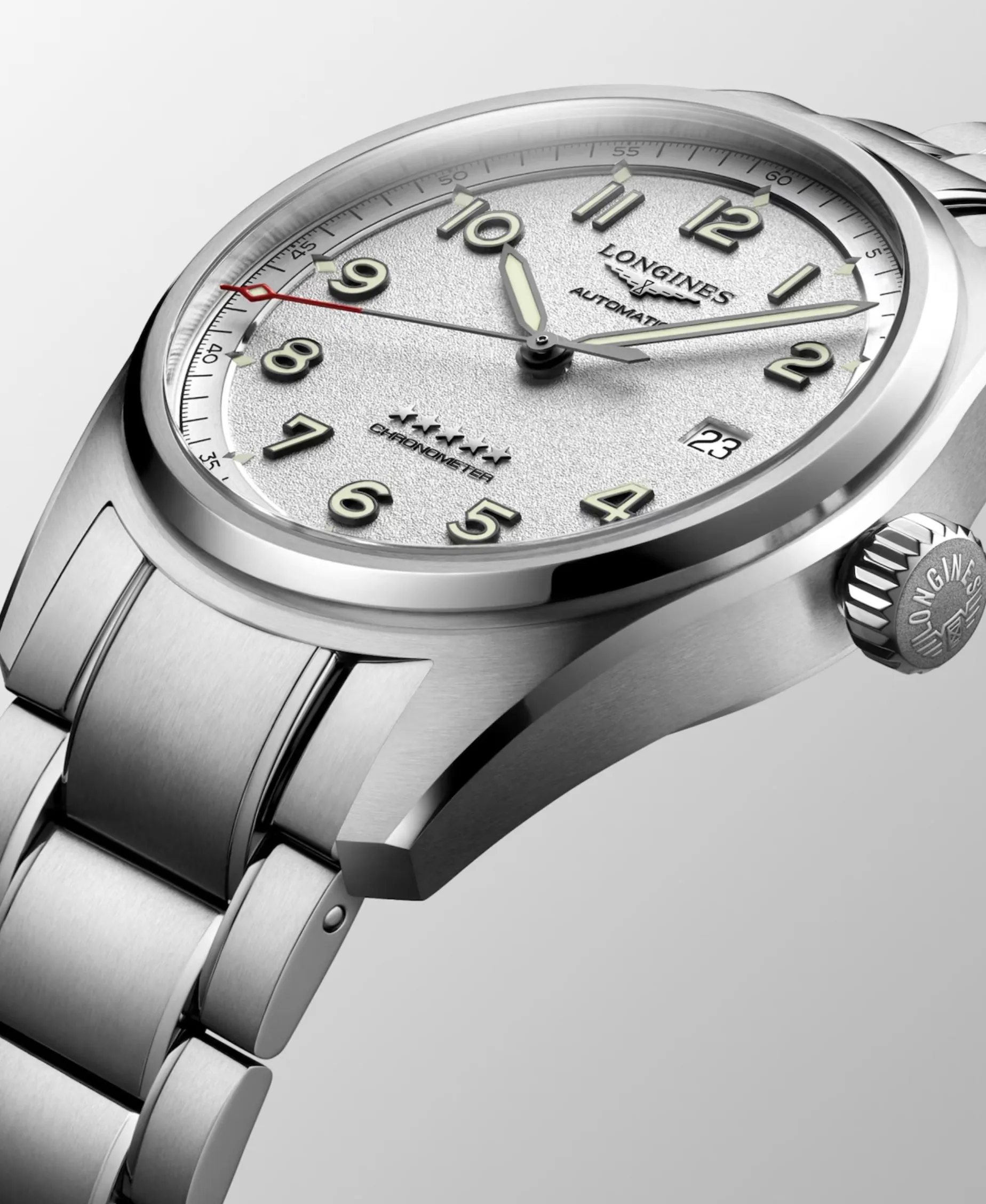 Longines Spirit Blanco 40 mm | L3.810.4.73.6