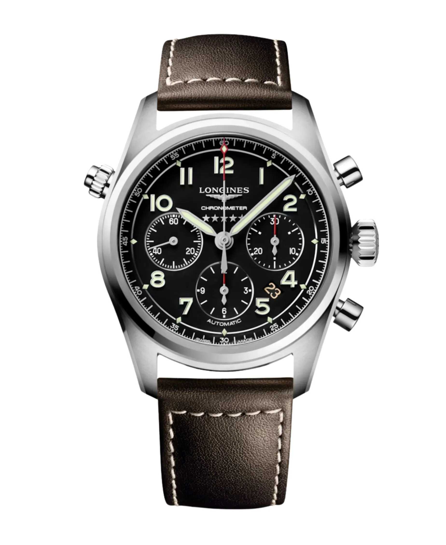 Longines Spirit Chronograph Negro 42 mm | L3.820.4.53.0