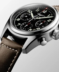 Longines Spirit Chronograph Negro 42 mm | L3.820.4.53.0