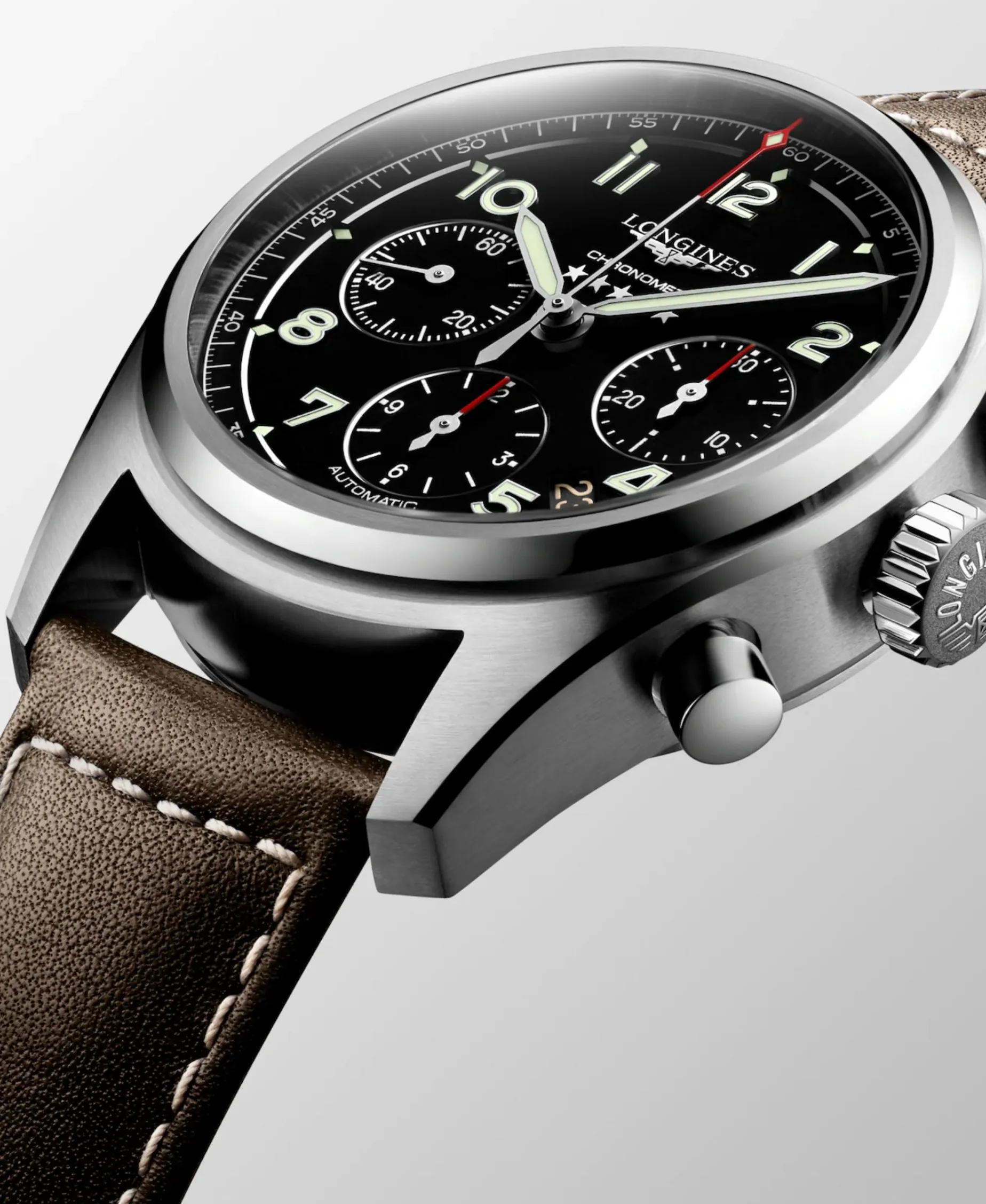 Longines Spirit Chronograph Negro 42 mm | L3.820.4.53.0