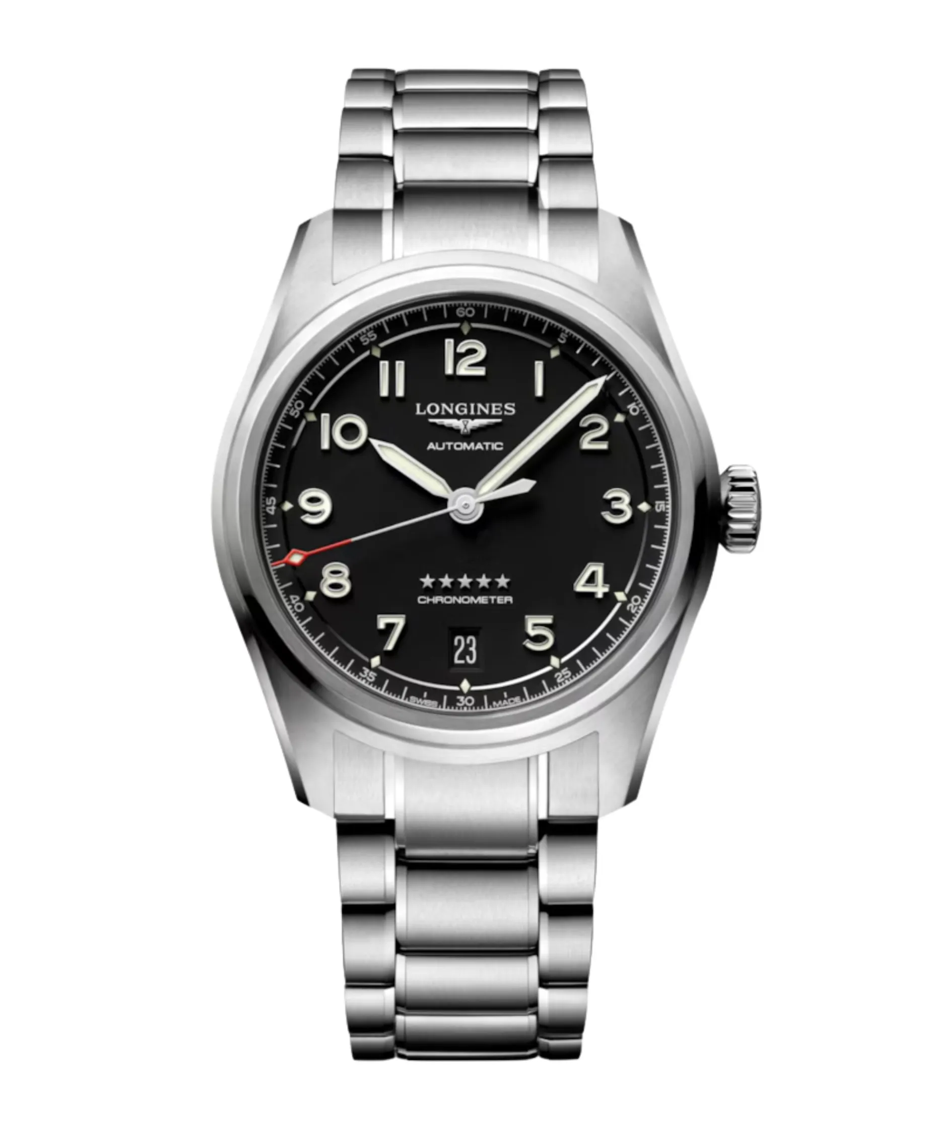 Longines Spirit Negro 37 mm | L3.410.4.53.6