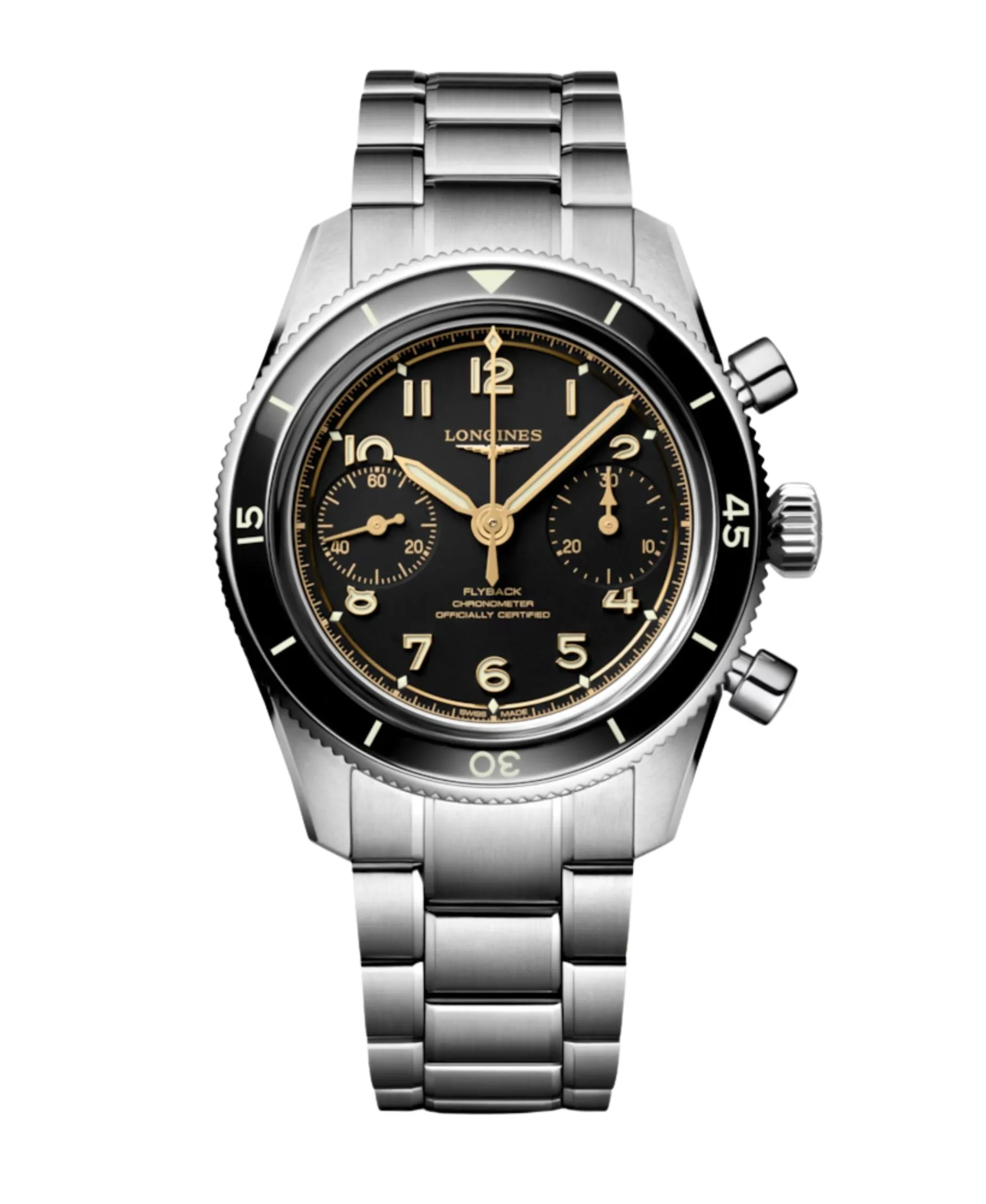 Longines Spirit Pilot Flyback Negro 39,5 mm | L3.721.4.53.6
