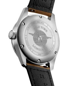Longines Spirit Zulu Time Acero y Piel 39 mm | L3.802.4.63.2