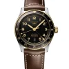 Longines Spirit Zulu Time Acero y Oro Amarillo 39 mm | L3.812.5.53.2